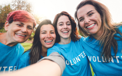 Group of female volunteers.