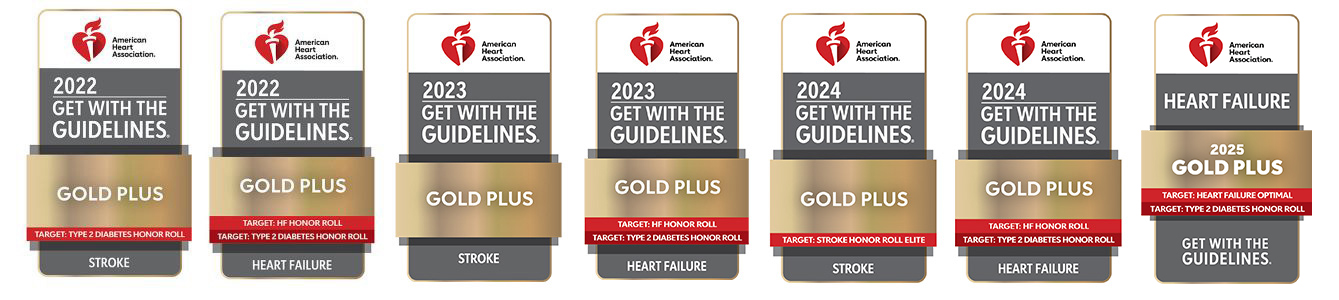 American Heart Association Heart Award Badges