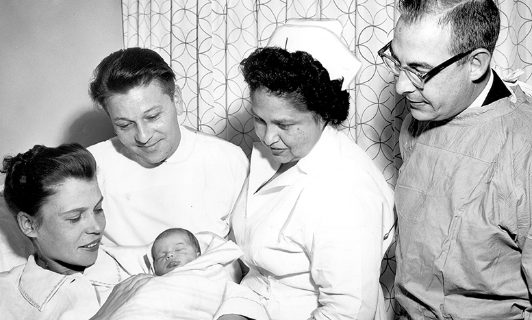 Overlake's first baby