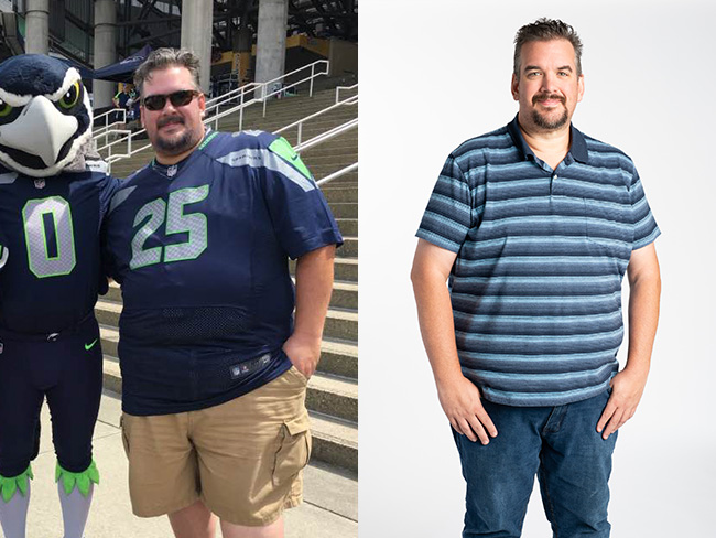 Chris Zito before and after weight loss picture