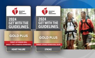 Overlake Medical Center & Clinics has received the American Heart Association’s Get With The Guidelines® - Heart Failure and Get With The Guidelines® - Stroke Gold Plus quality achievement awards, reflecting its commitment to improving outcomes for patients with and ensuring heart failure and stroke patients receive the most appropriate treatment according to nationally recognized and research-based guidelines.